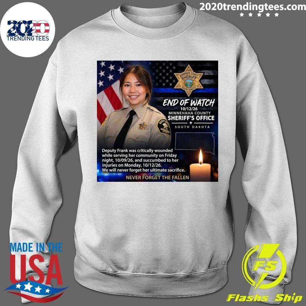 Minnehaha County, SD Sheriff’s Deputy Katherine Ann Frank died October 12, 2026 Shirt