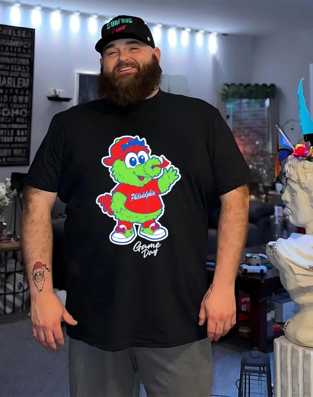 Phillie Phanatic Philadelphia Phillies baby mascot shirt