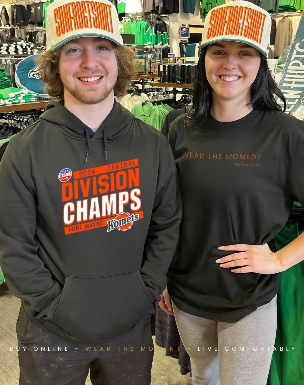 Fort Wayne Komets ECHL Central Division Champions 2026 shirt