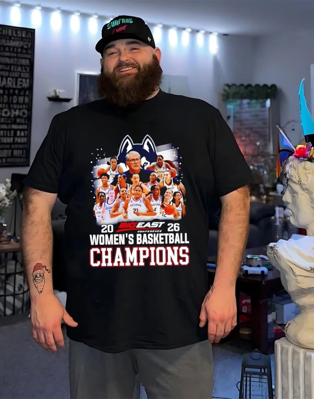 UConn Huskies 2026 Big East Women’s Basketball Champions graphic shirt
