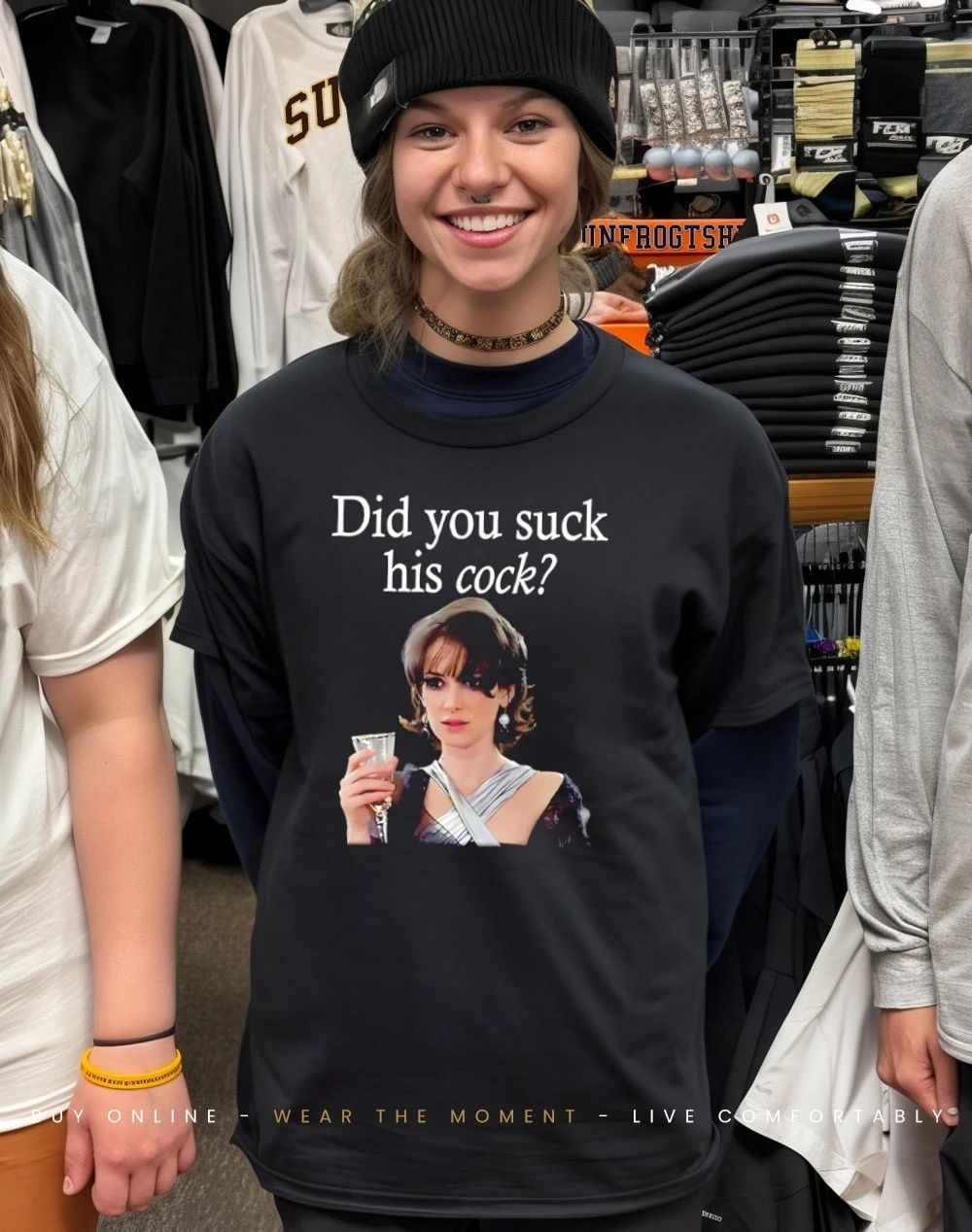 Beth Macintyre did you suck his cock shirt