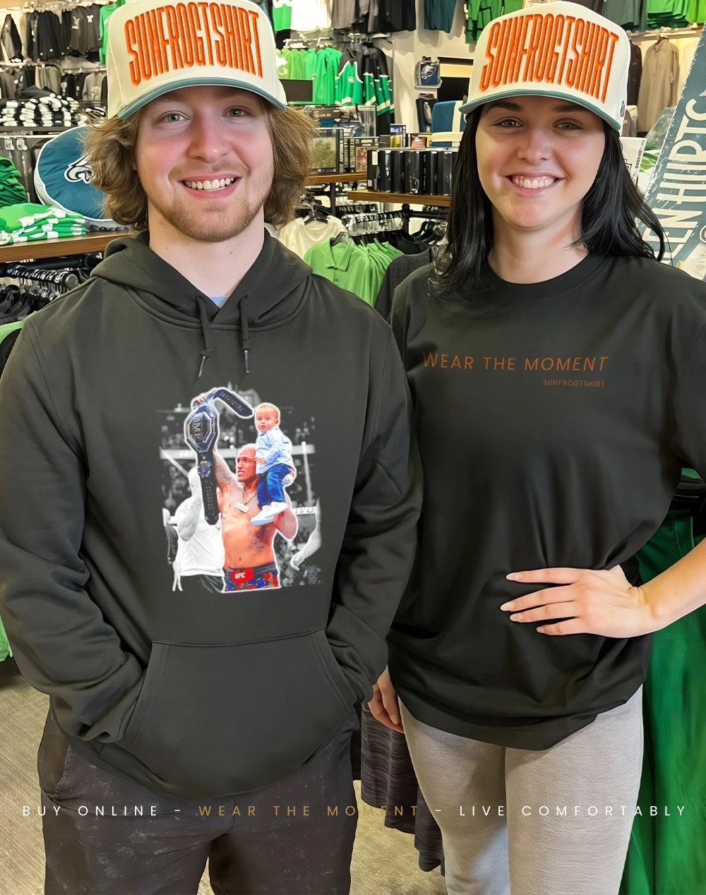 Charles Oliveira and son 2026 UFC BMF Champions shirt