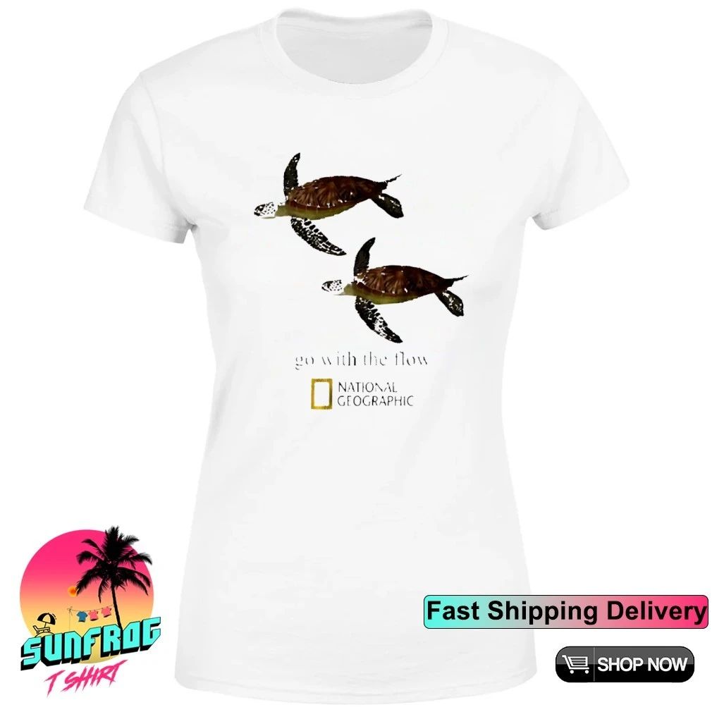 Sea Turtle National Geographic go with the flow shirt
