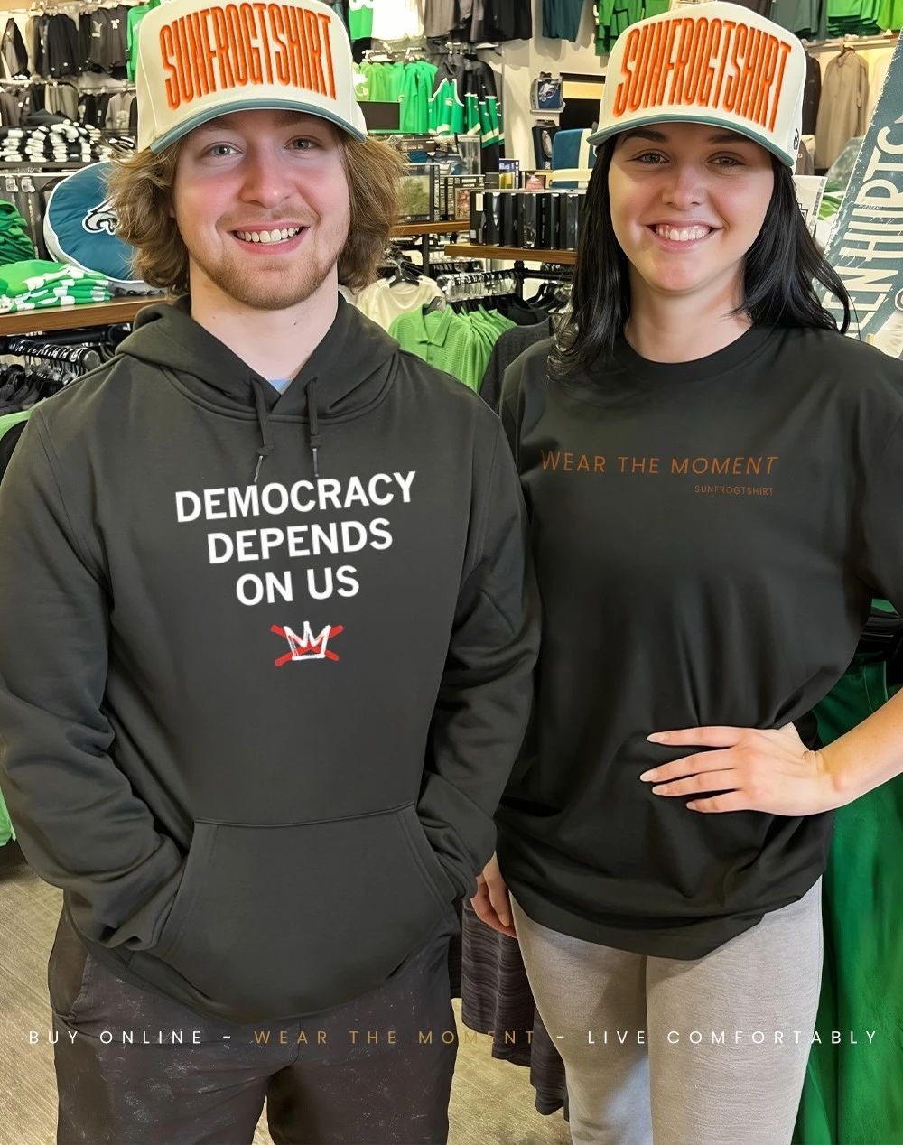 Democracy Depends On Us No Kings Indivisible Iowa shirt