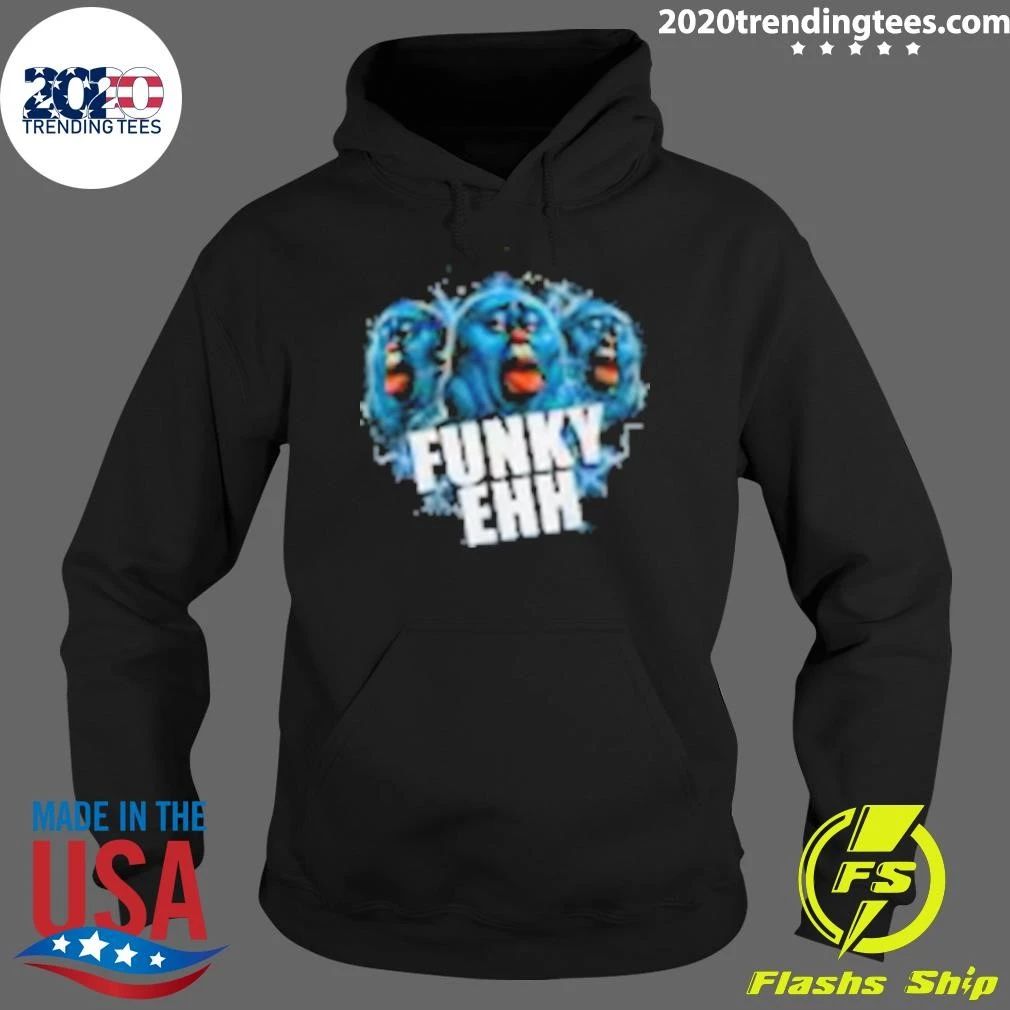 Funky Ehh Weird Glossy Blue Blob Meme Shirt
