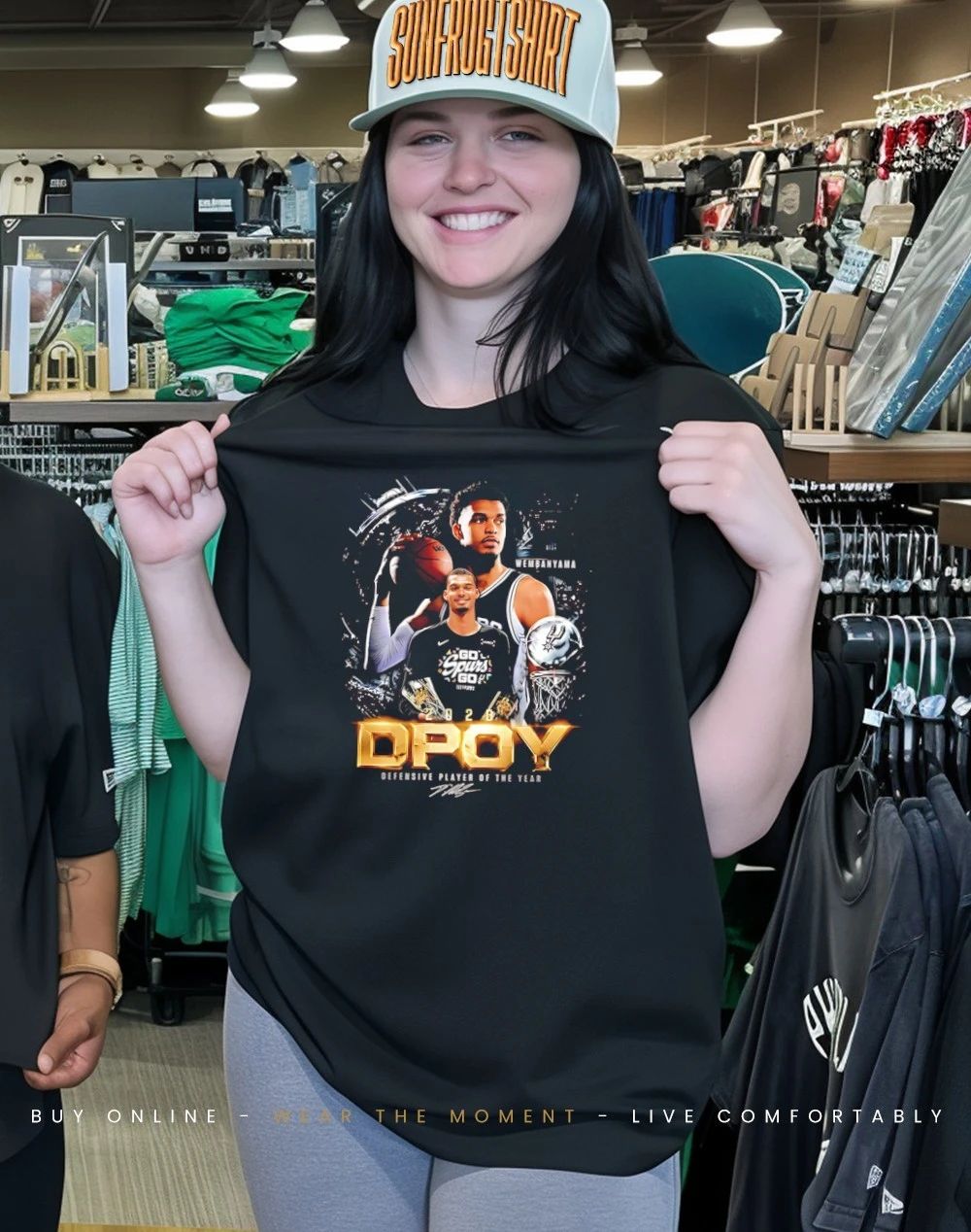 Victor Wembanyama San Antonio Spurs DPOY 2026 graphic shirt
