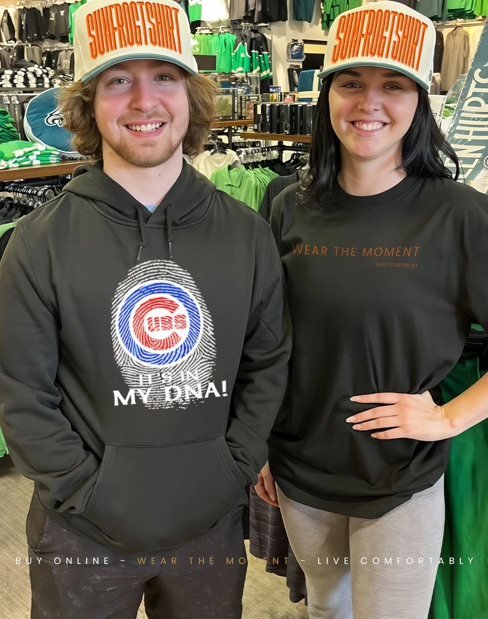 Chicago Cubs it’s in my DNA fingerprint shirt