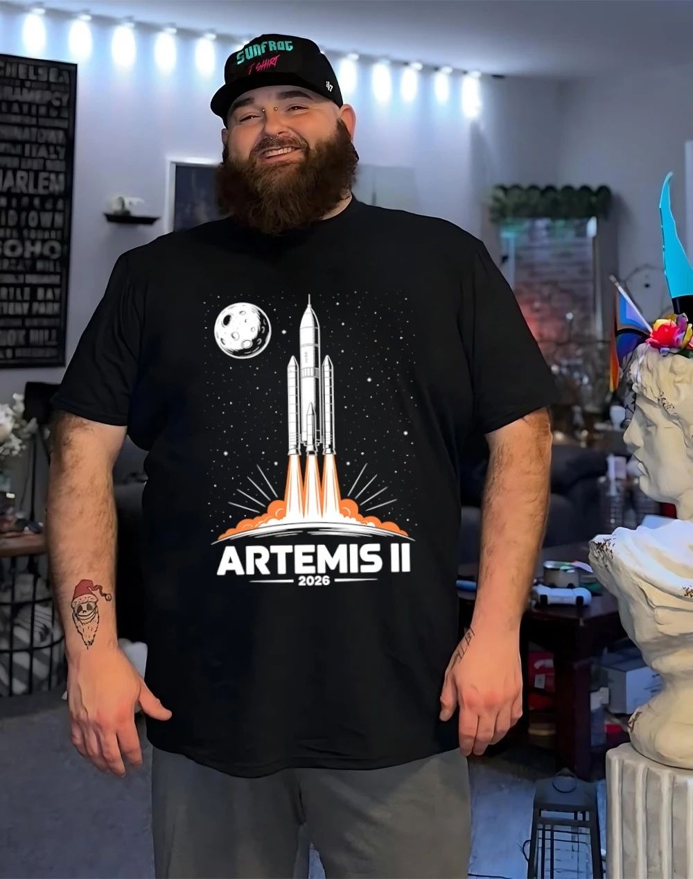 Artemis II 2026 Moon Mission Space Exploration Shirt