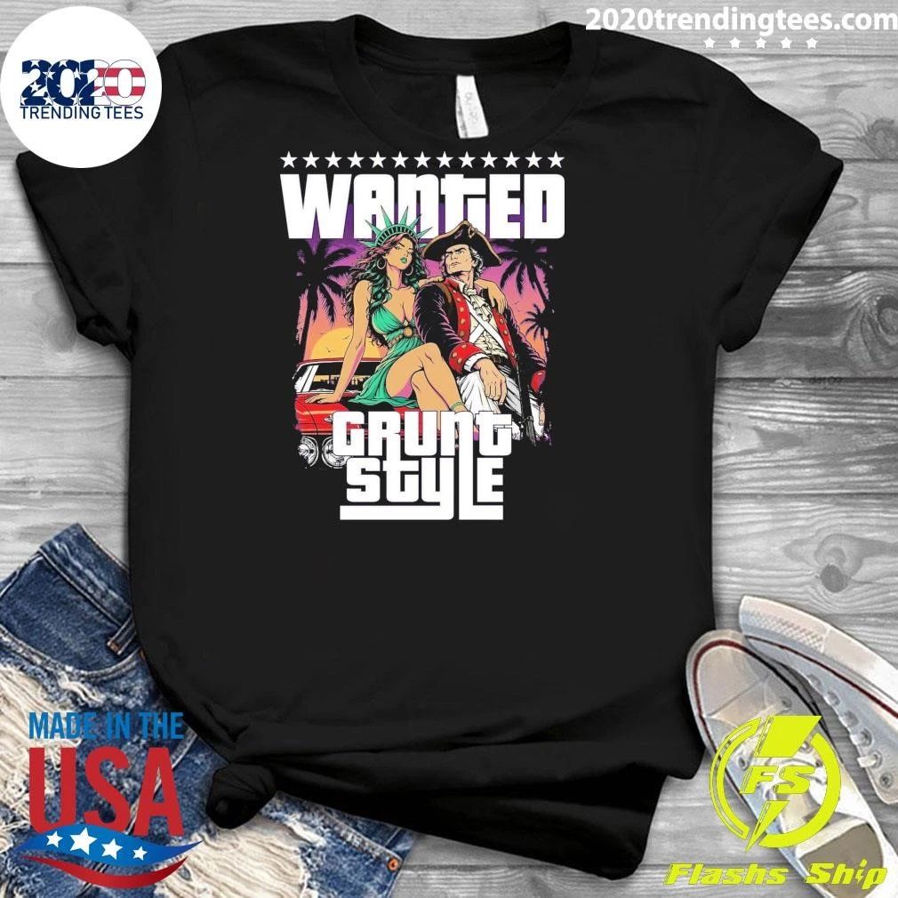 Wanted Grand Theft Auto Shirt