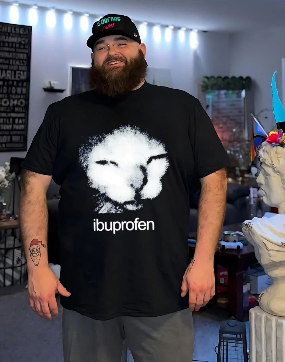Ibuprofen cat meme shirt
