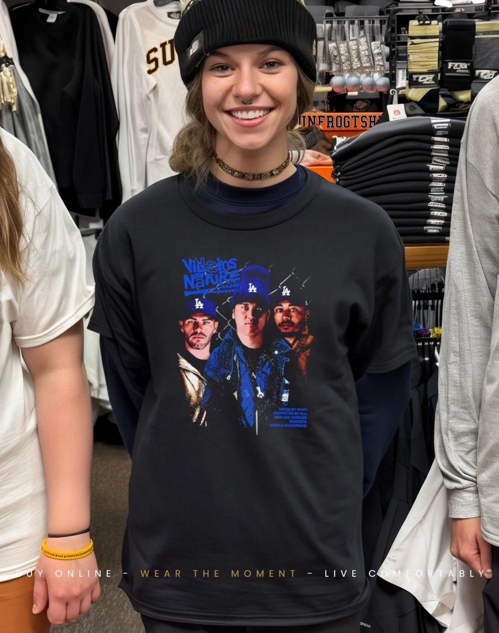 Los Angeles Dodgers Villains by Nature Happy Opening Day 2026 graphic shirt