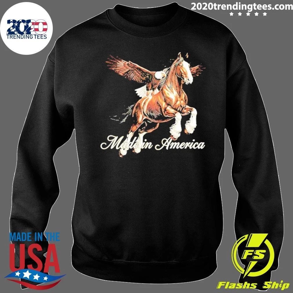 Horse And Eagle Made In America Shirt