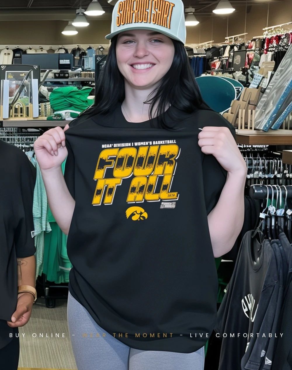 Iowa Hawkeyes 2026 March Madness NCAA Division I Men’s Baksetball Four It All shirt
