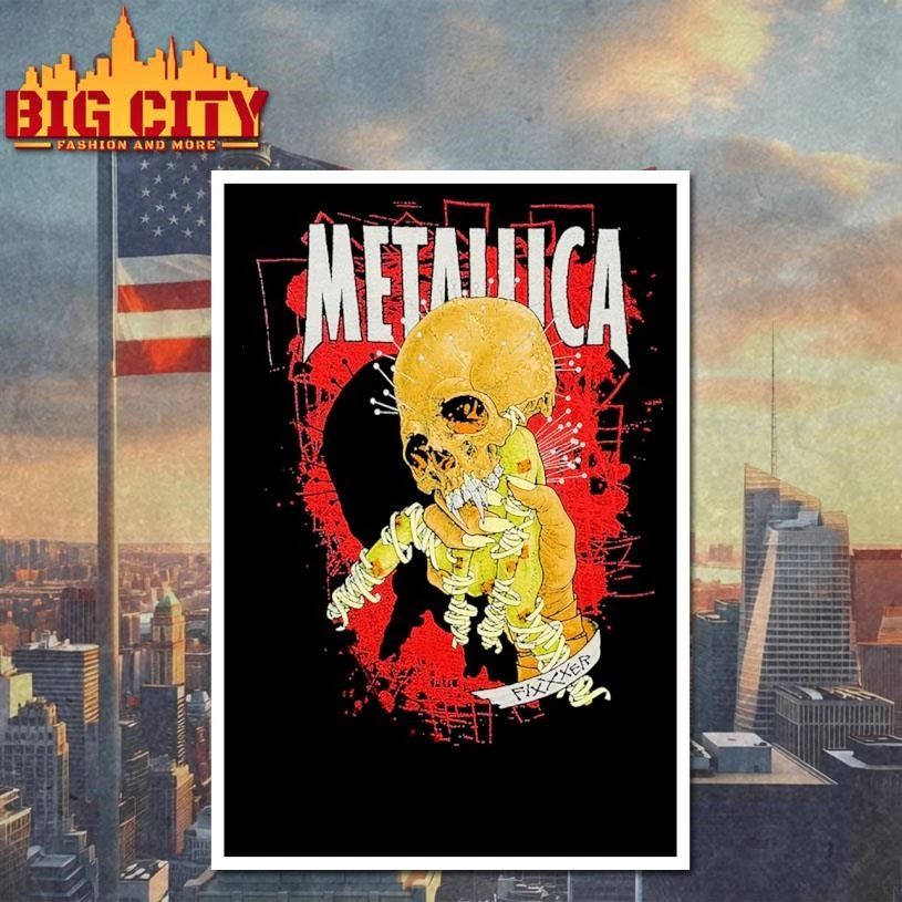 Metallica Fixxxer Redux Skull Shirt