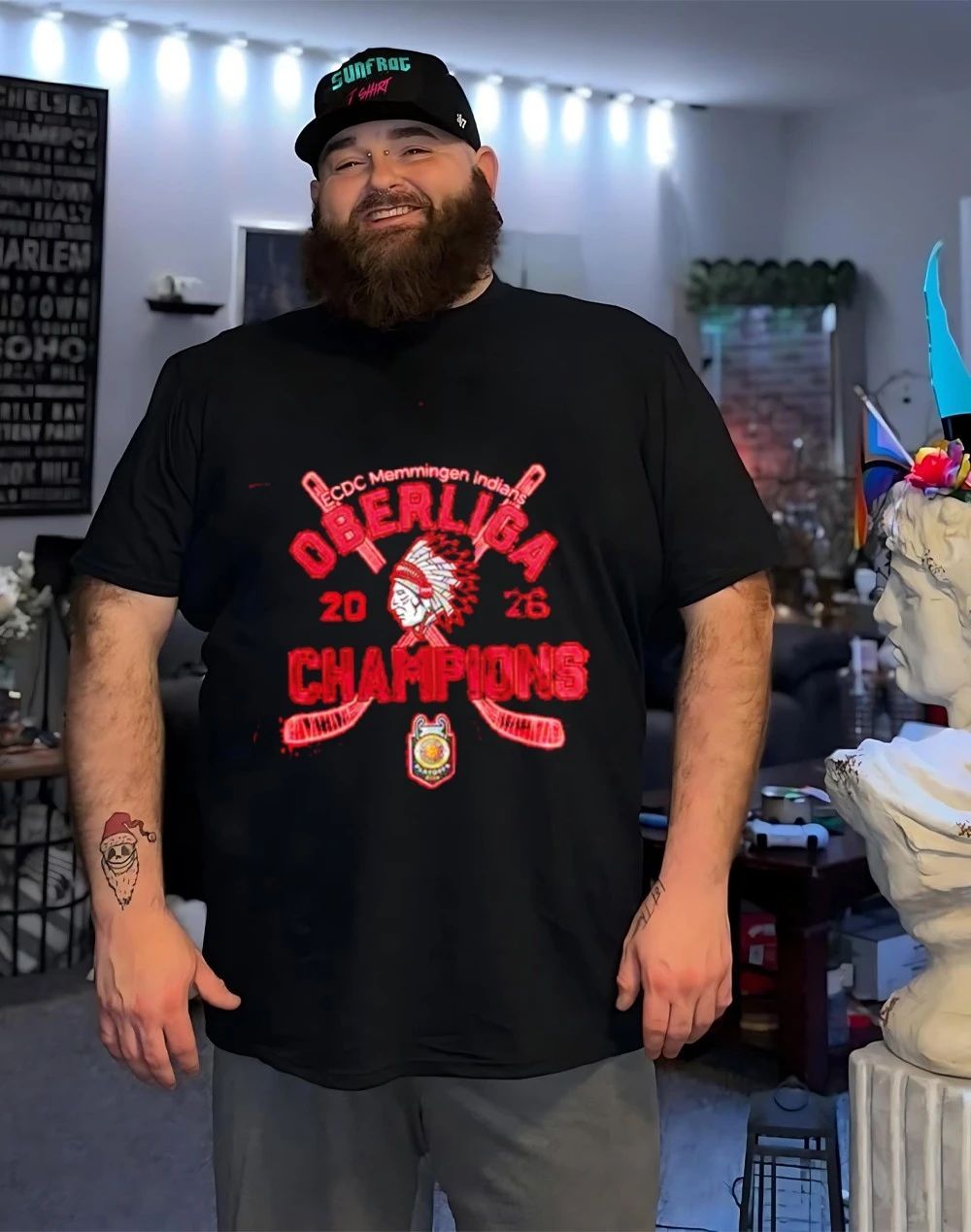 ECDC Memmingen Indians Oberliga 2026 Champions shirt