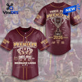 Brisbane Lions 2026 AFL Premiers Maroon Baseball Jersey