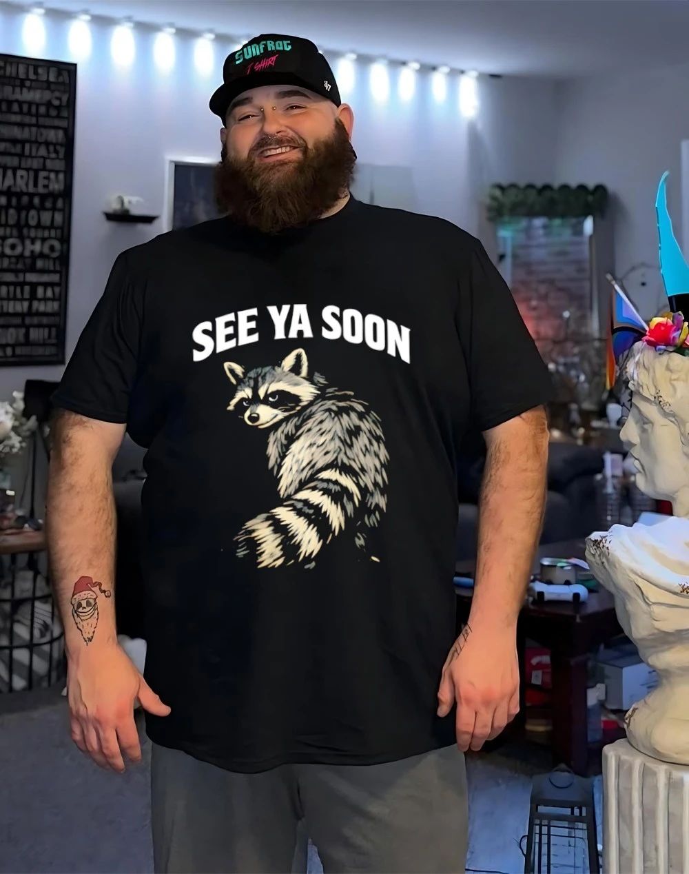 Racoon See Ya Soon shirt