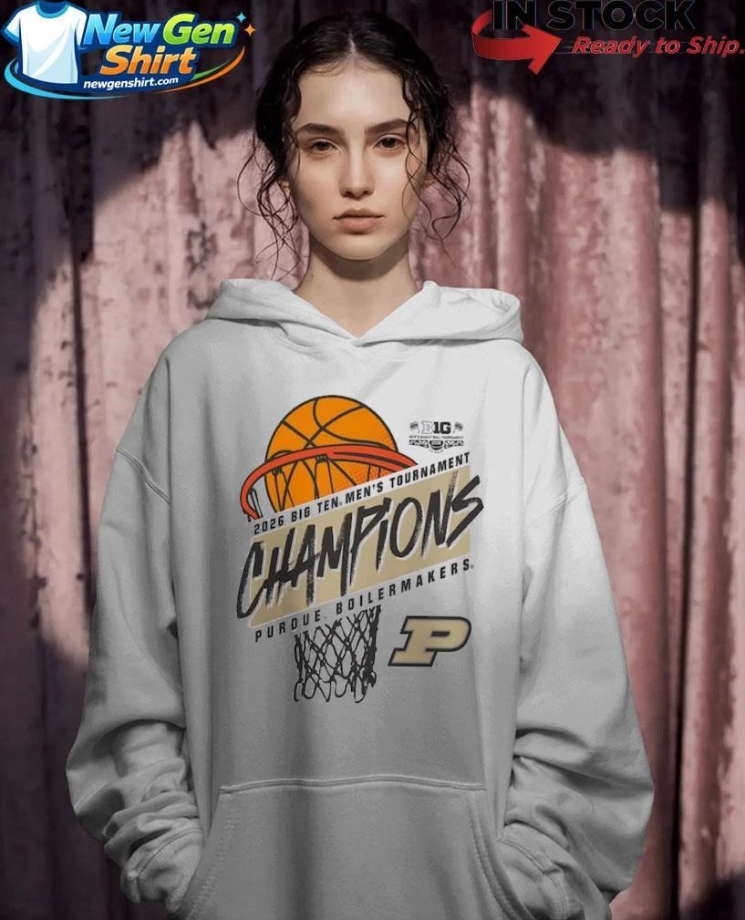 Purdue Boilermakers 2026 Big Ten Men’s Basketball Tournament Champions Shirt