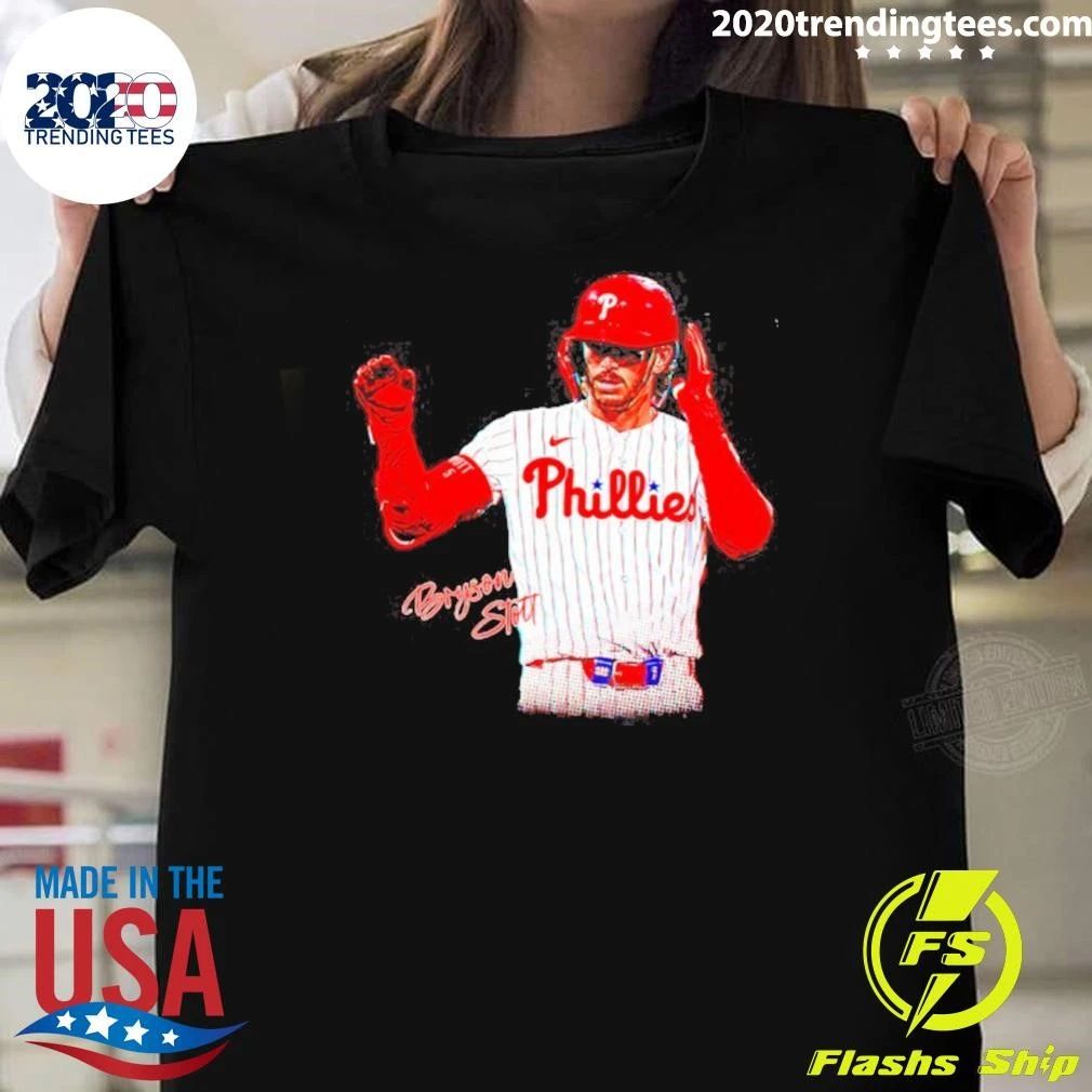 Bryson Stott Philadelphia Phillies Baseball Player Signature Shirt