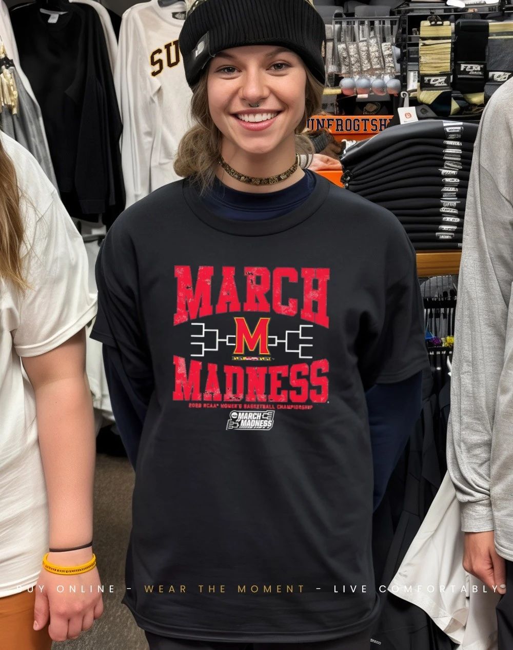 Maryland Terrapins WBB 2026 March Madness logo shirt