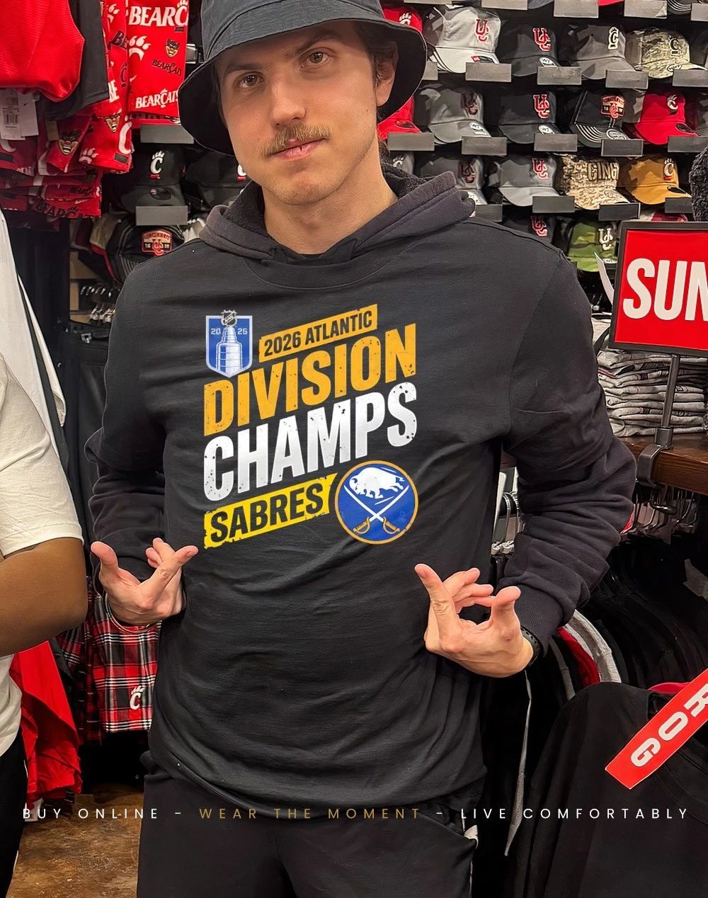 Buffalo Sabres 2026 Atlantic Division Champions vintage shirt