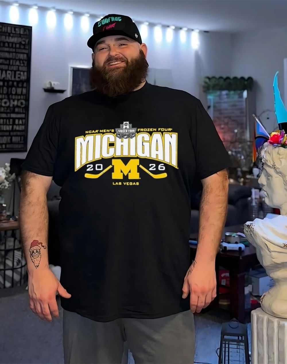 Michigan Wolverines 2026 Men’s Frozen Four shirt