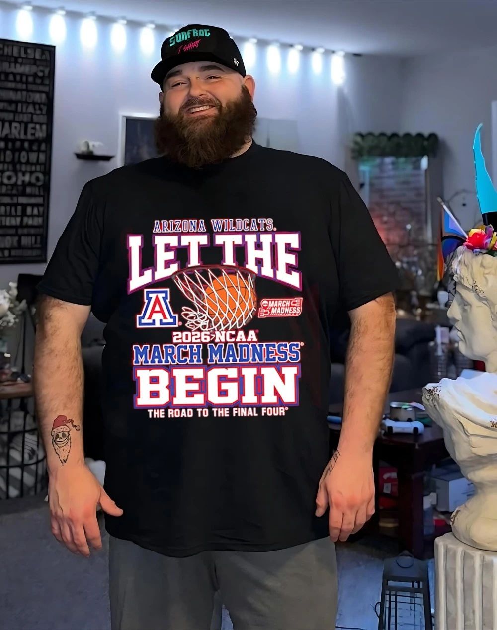 Arizona Wildcats 2026 NCAA March Madness Let The Madness Begin shirt