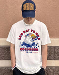 American eagle bad day to be a cold beer USA Independence Day shirt