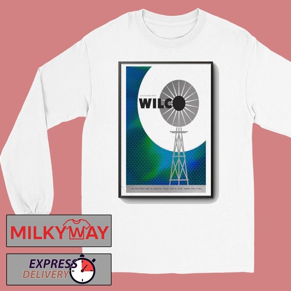 Show May 6 2026 WILCO Buddy Holly Hall Poster shirt