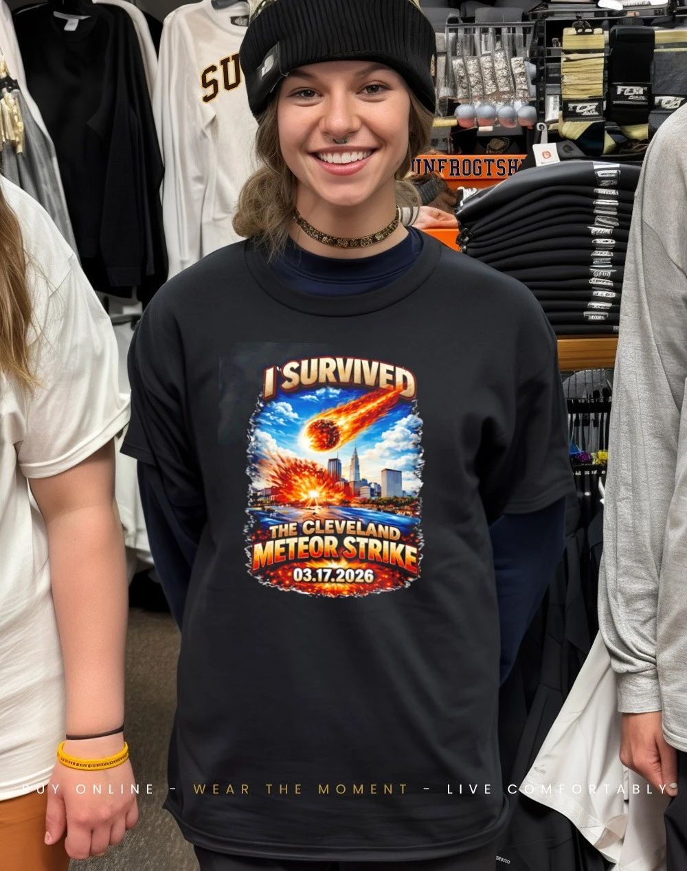I Survived The Cleveland Meteor Strike art shirt