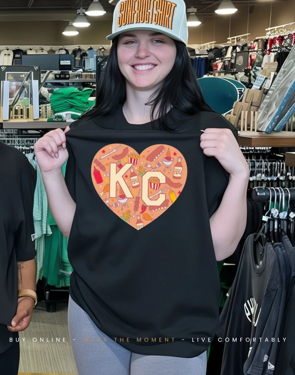 Kansas City BBQ heart shirt
