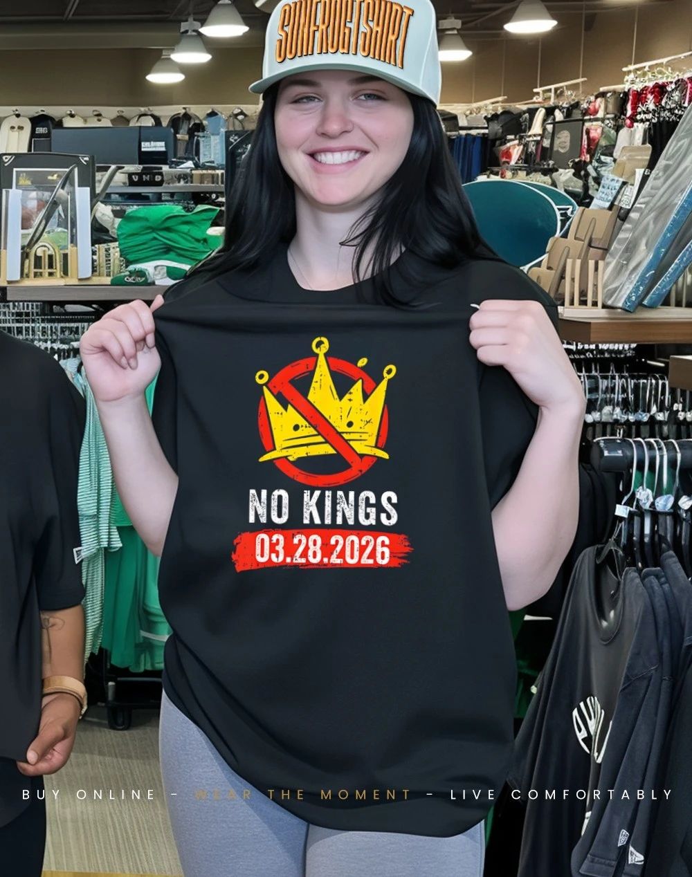 No Kings 3.28.2026 anti Trump shirt