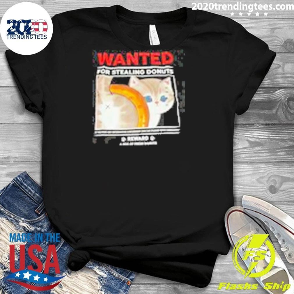 Mofusand Wanted For Stealing Donuts x Reward Shirt