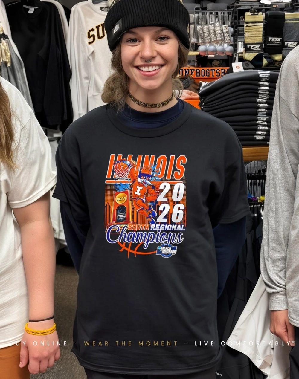 Illinois Basketball 2026 South Regional Champions Final Four shirt