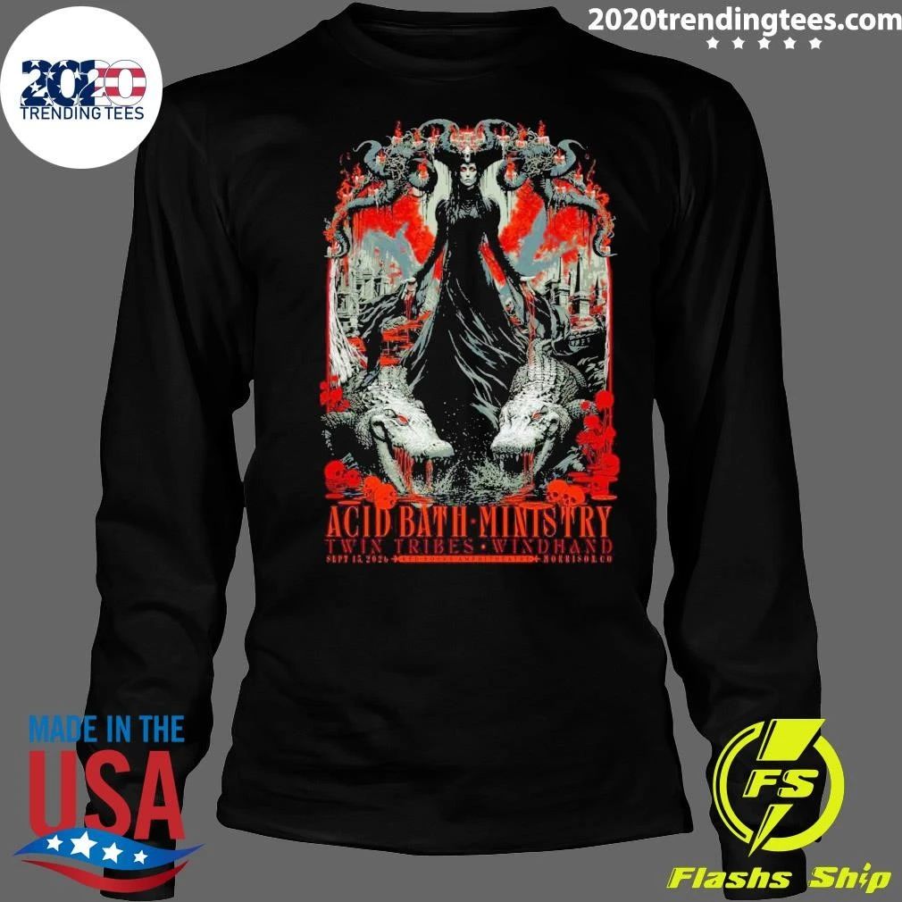 Acid Bath Ministry Twin Tribes Windhand 2026 Morrison Colorado Shirt