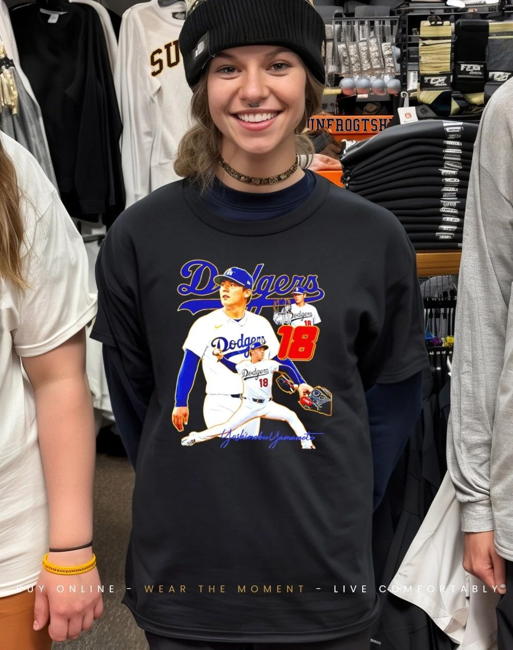 Yoshinobu Yamamoto Los Angeles Dodgers MLB 2026 signature shirt