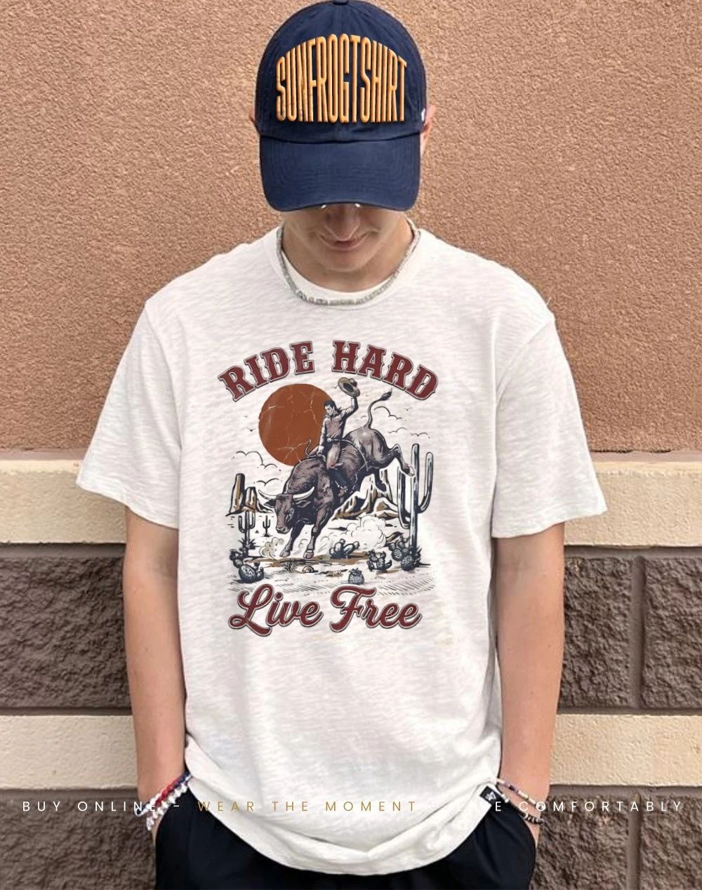 Ride Hard Live Free cowboy vintage shirt