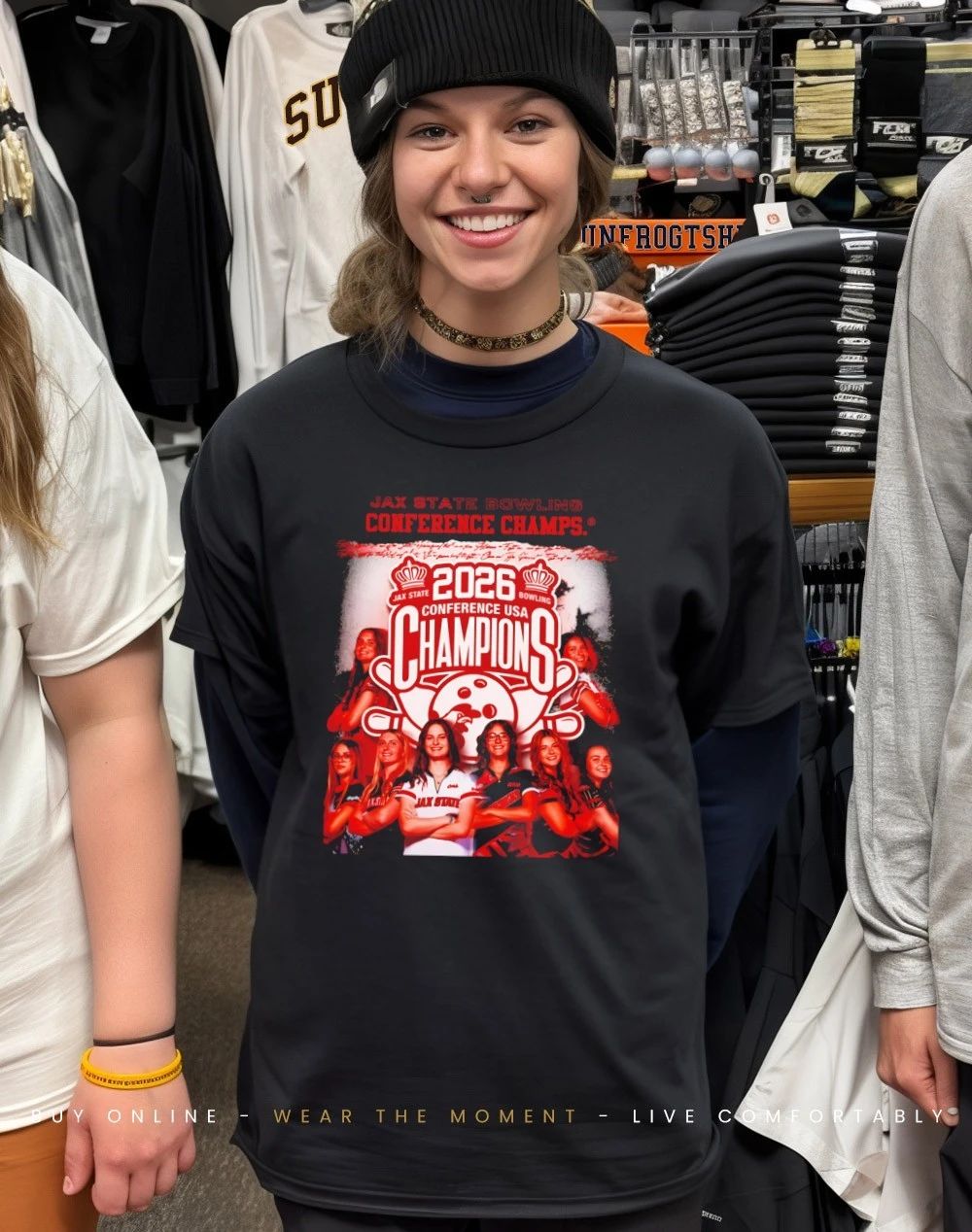 Jacksonville State Gamecocks 2026 NCAA Bowling National Champions graphic shirt