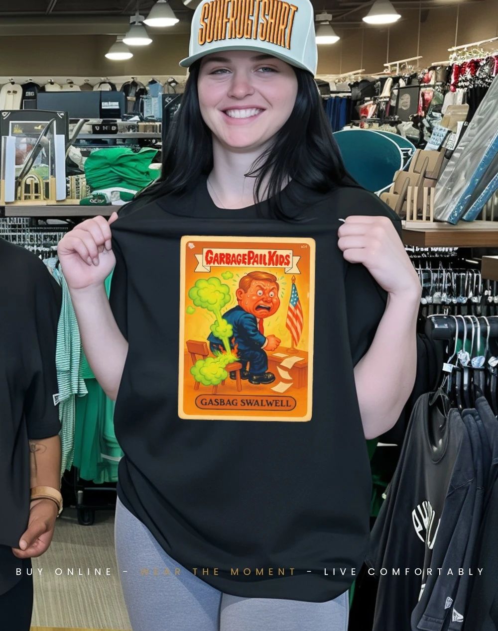 Garbage Pail Kids gasbag Eric Swalwell shirt
