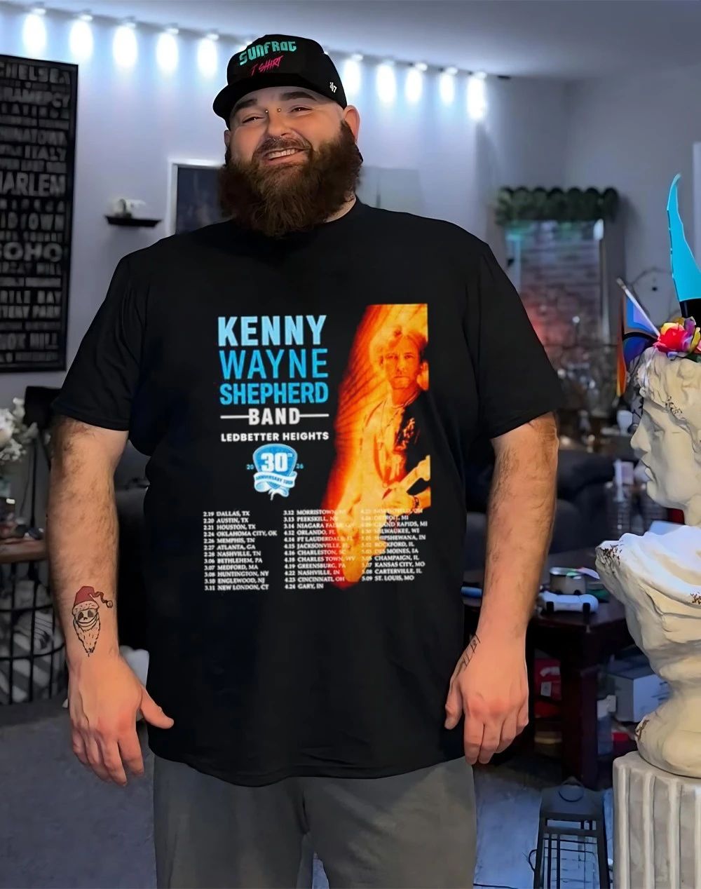 Kenny Wayne Shepherd Ledbetter Heights 30th Anniversary Tour 2026 Shirt