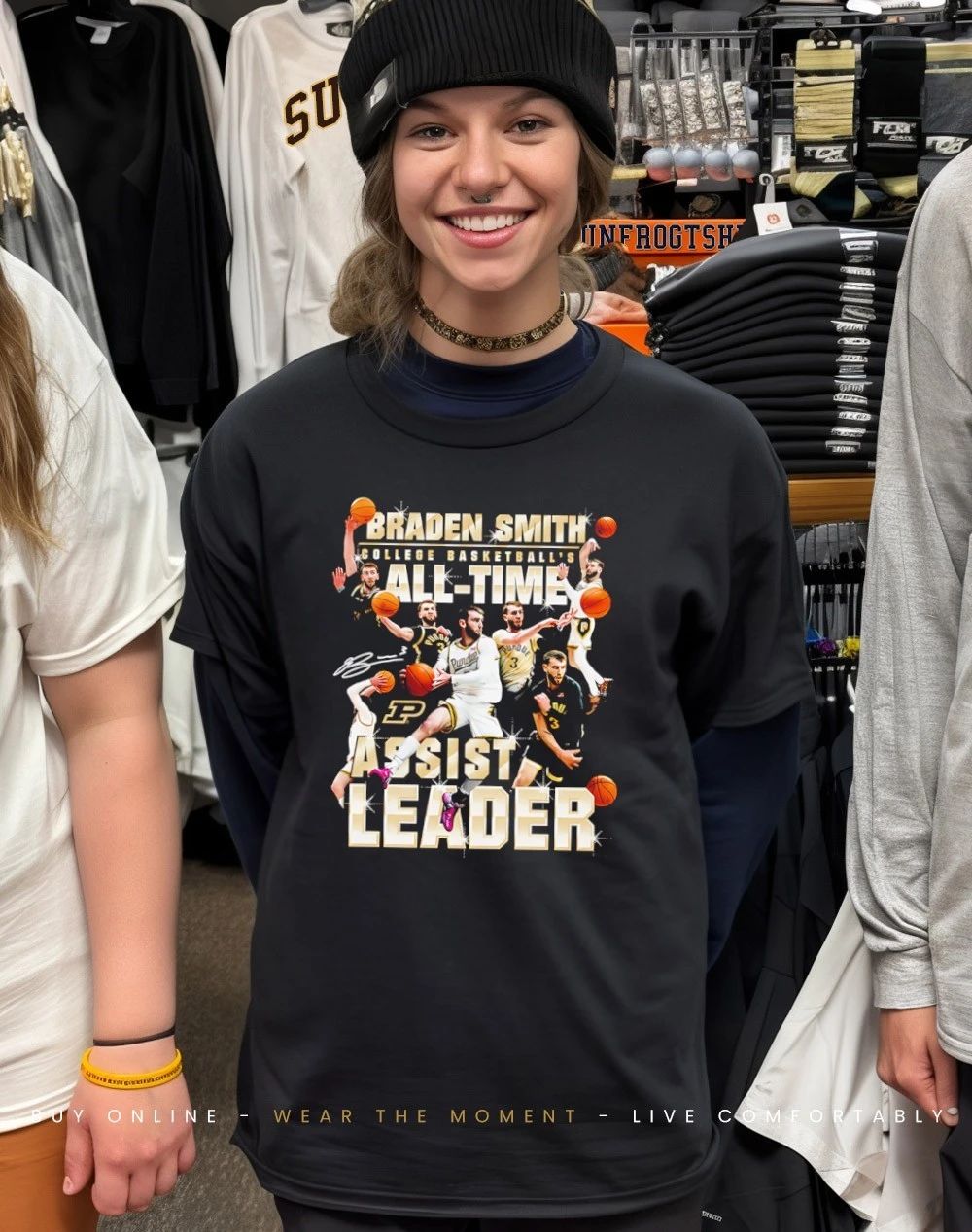 Braden Smith Purdue Boilermakers College Basketball All Time Assist King shirt