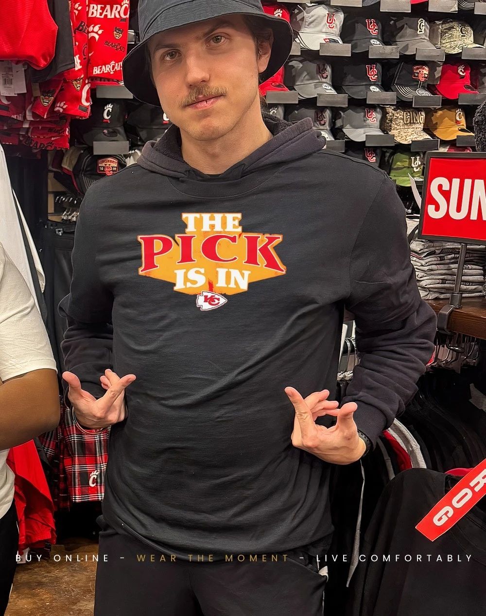 Kansas City Chiefs The Pick Is In logo shirt