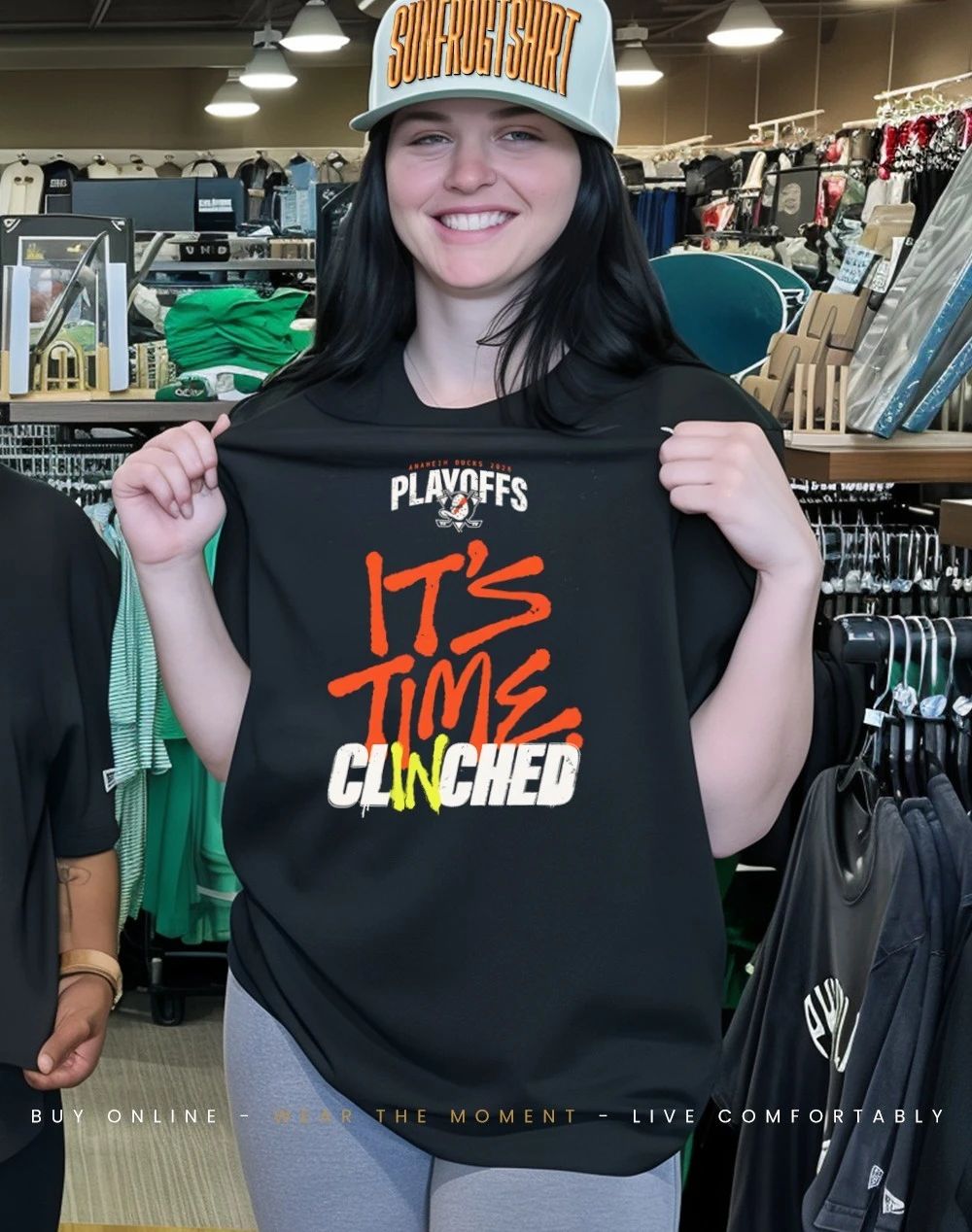 Anaheim Ducks It’s Time Clinched 2026 Playoffs shirt