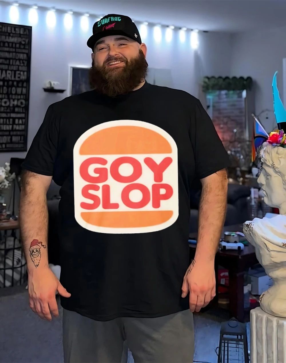 Goy Slop King logo shirt