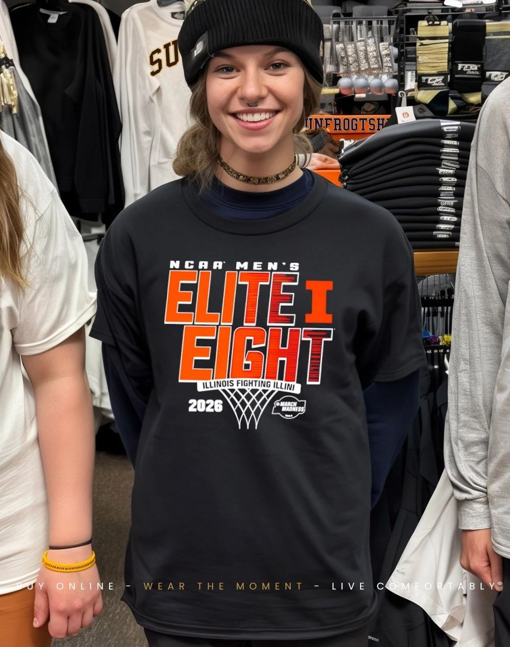 Illinois Fighting Illini NCAA Men’s Elite Eight 2026 March Madness shirt