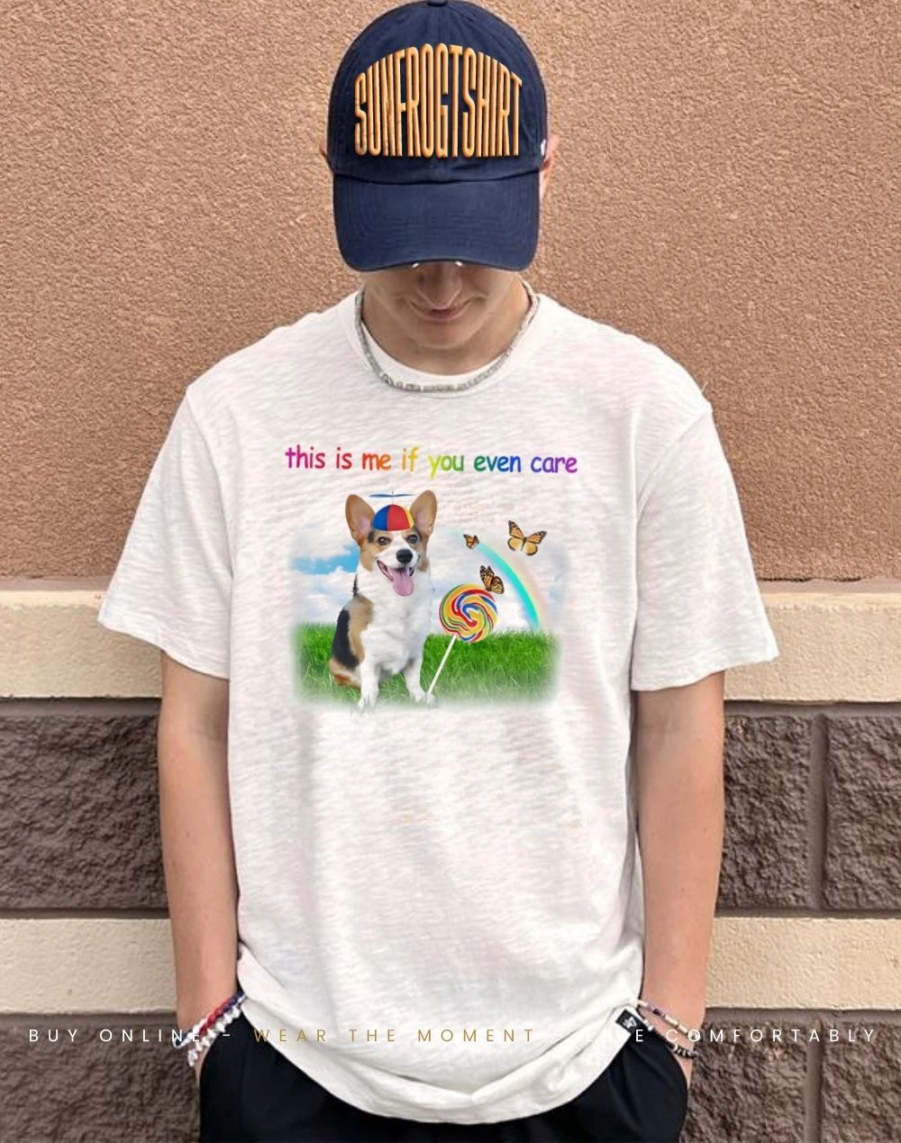 Whimsical Propeller Hat Dog this is me if you even care shirt