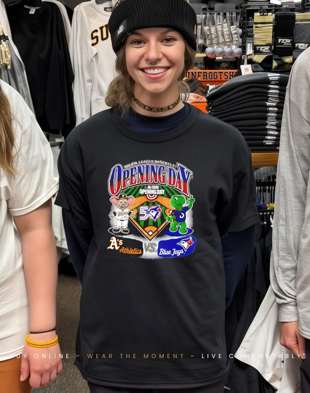 MLB Opening Day 2026 Athletics vs Blue Jays Mascot shirt