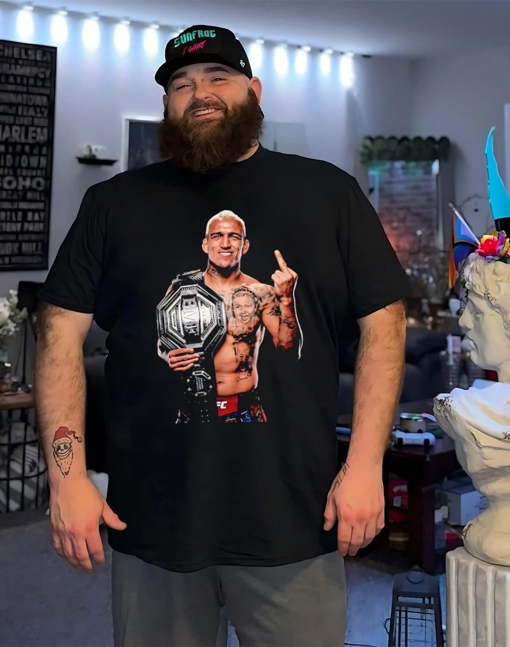 Charles Oliveira BMF Champion 2026 middle finger shirt
