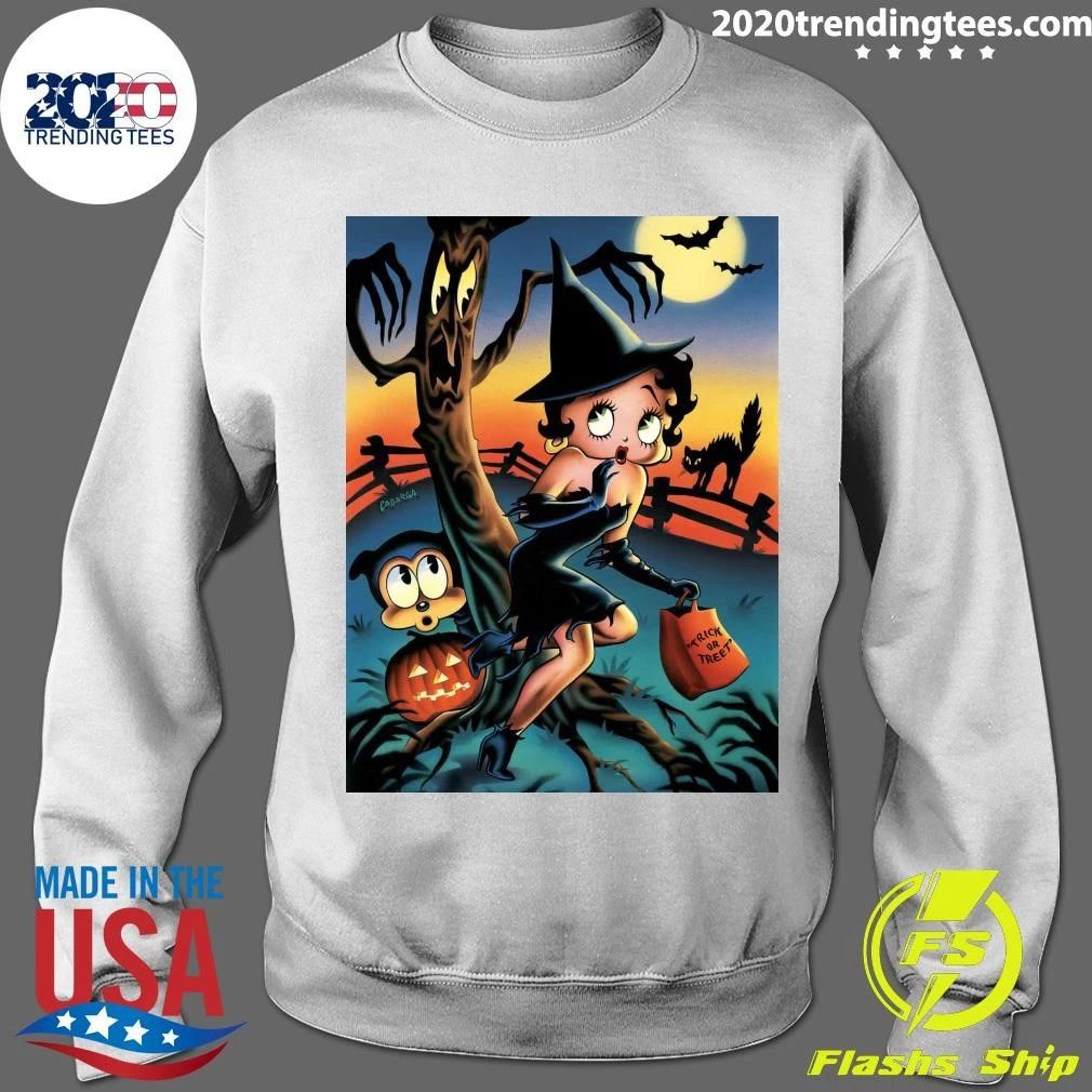 Betty Boop Trick or Treat Halloween Shirt