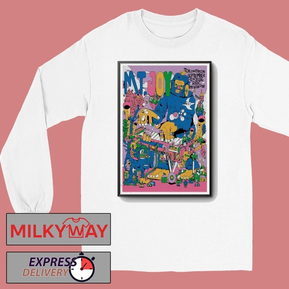 Mt. Joy Sept 12 2026 RBC Amphitheatre In Toronto ON Poster shirt